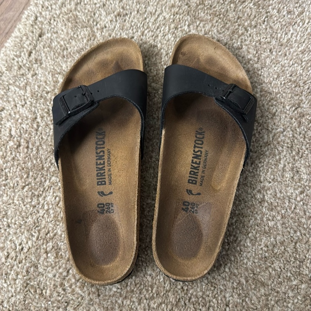 Birkenstock one strap sandals